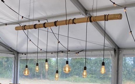 Barverlichting  dubbel in rek